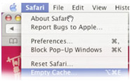 Technical Support - Empty Cache Safari